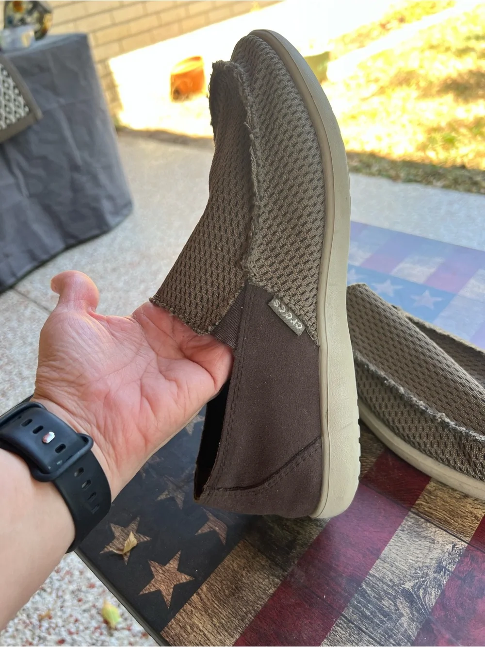 Crocs Slip-On Shoes in Light Brown